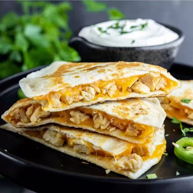Chicken Quesadilla.