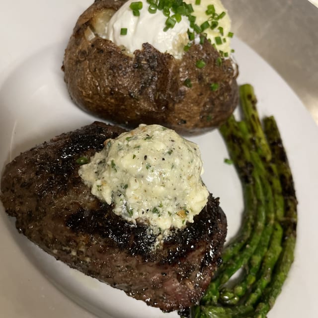 Sirloin Steak Dinner.