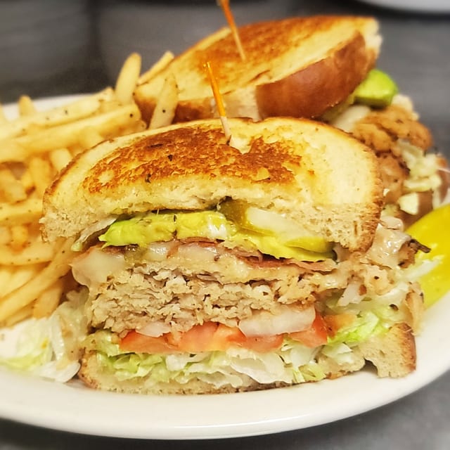 Chicken Club Sandwich.