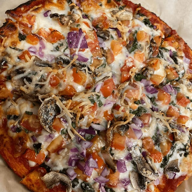 Vegetarian Pizza.