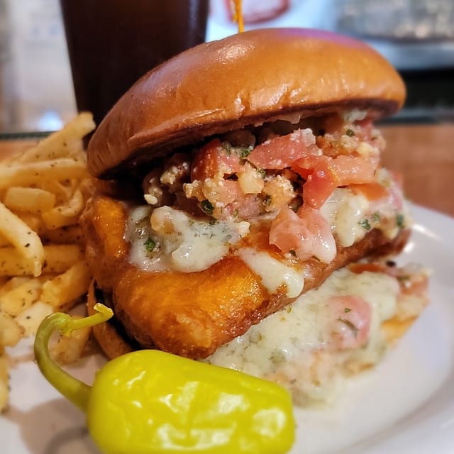 Fish & Chips Sandwich.