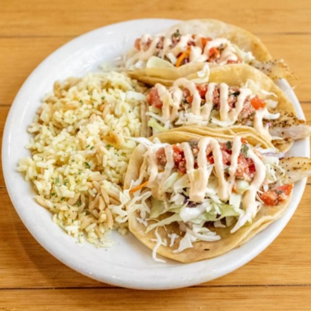 Grilled Fish Tacos.